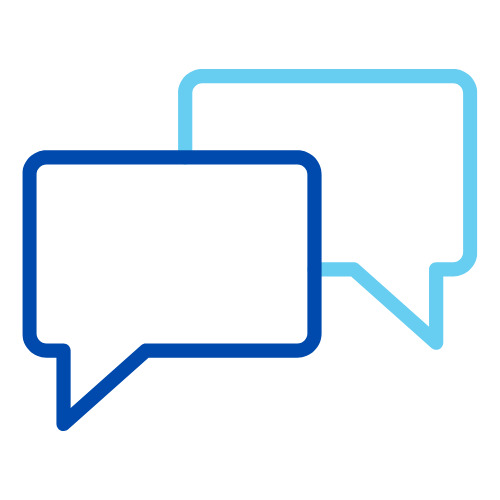 Apnea screener chat icon representing the initial patient intake questions